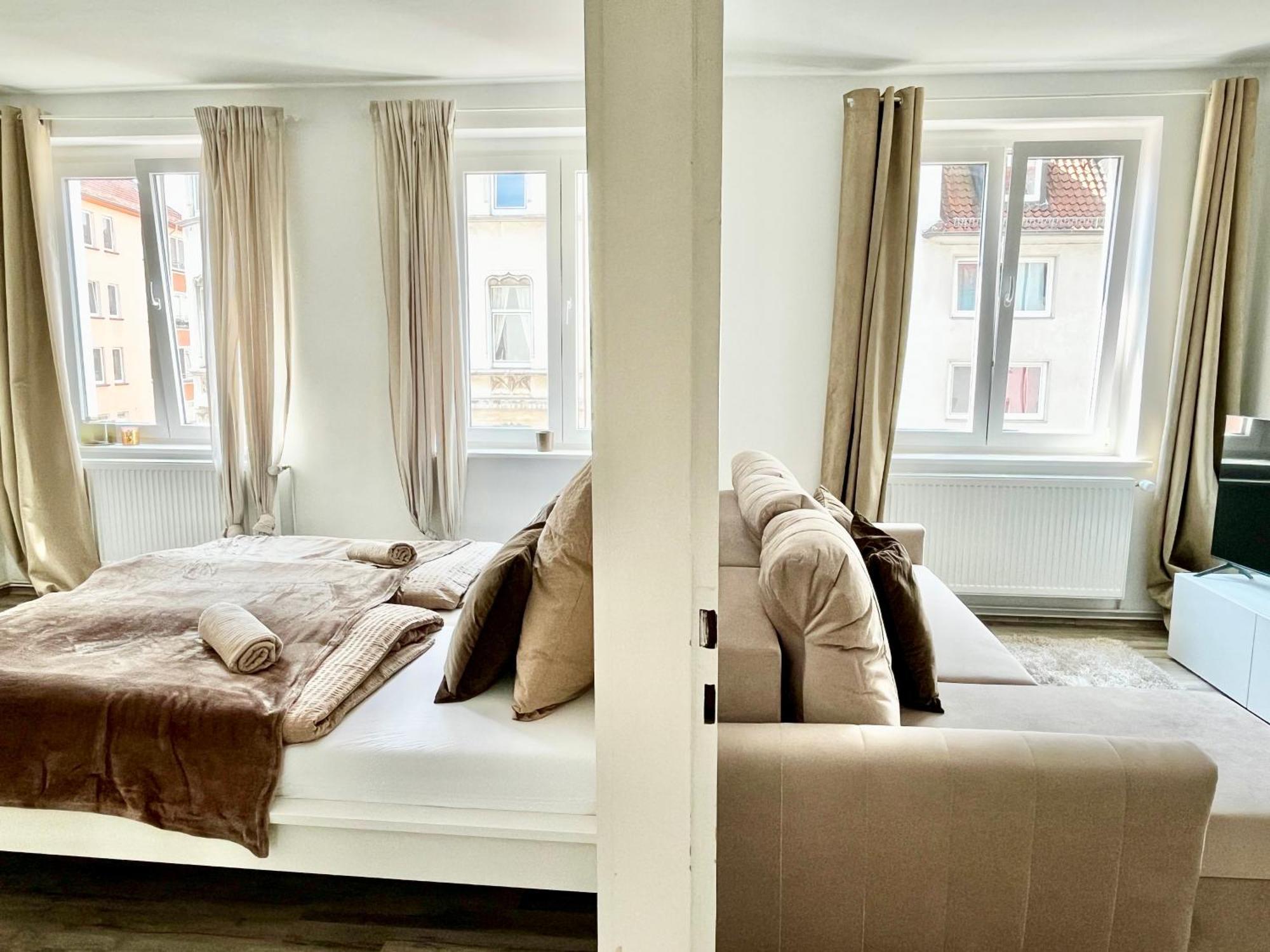 Design Apartment - Kingsize Bett - Kueche - Zentral Hannover Dış mekan fotoğraf